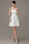 Simple A-line Knee-length Chiffon Bridesmaid Dresses