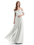 Charming Off-The-Shoulder Sweethert Floor Lenght Bridesmaid Dresses