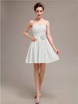 Sweetheart A-Line Short Chiffon Bridesmaid Dresses