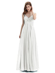 Elegant A-line Sleeveless Chiffon Bridesmaid Dresses