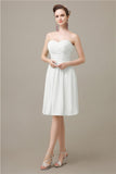 Simple Sweetheart A-line Knee-Length Bridesmaid Dresses