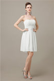 Popular  Chiffon Sweetheart Knee-Length Bridesmaid Dresses