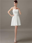 Simple Sweetheart A-Line Short Bridesmaid Dresses