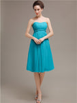 Sweetheart Knee-Length A-Line Bridesmaid Dresses