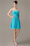 Fashion Sweetheart A-line Chiffon Knee-length Bridesmaid Dresses