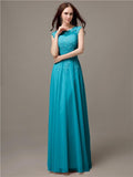 Unique Sweetheart Sleeveless A-line Floor-Length Bridesmaid Dresses