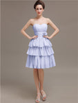 Sweetheart Pleats A-line Short Bridesmaid Dresses