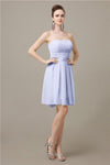 Popular  Chiffon Sweetheart Knee-Length Bridesmaid Dresses