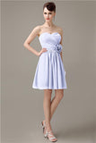 Fashion Sweetheart A-line Chiffon Knee-length Bridesmaid Dresses