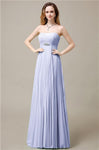 Elegant Straight Chiffon A-line Floor-Length Bridesmaid Dresses