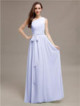 Beautiful A-line One-Shoulder Sleeveless Floor-Length Bridesmaid Dresses