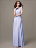 Unique Sweetheart Sleeveless A-line Floor-Length Bridesmaid Dresses