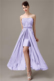 Charming A-line Chiffon Sweetheart Sexy Slit Bridesmaid Dresses