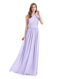 Charming One-shoulder A-line Chiffion Floor-Length Bridesmaid Dresses