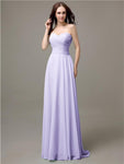 Pretty Sweetheart Chiffon A-line Floor-Length Bridesmaid Dresses