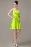 Fashion Sweetheart A-line Chiffon Knee-length Bridesmaid Dresses