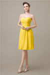 Simple Sweetheart A-line Knee-Length Bridesmaid Dresses