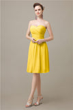 Simple Sweetheart A-line Knee-Length Bridesmaid Dresses