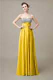 Popular Sweetheart Sequins A-line Floor-Length Bridesmaid Dresses