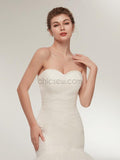 Mermaid Sweetheart Hight Qality Custom Long Romantic Wedding Dresses,Bridal Dresses LMX1158
