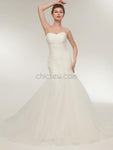 Mermaid Sweetheart Hight Qality Custom Long Romantic Wedding Dresses,Bridal Dresses LMX1158