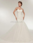 Mermaid Sweetheart Hight Qality Custom Long Romantic Wedding Dresses,Bridal Dresses LMX1158