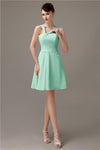 Simple A-line Knee-length Chiffon Bridesmaid Dresses