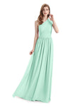 Charming One-shoulder A-line Chiffion Floor-Length Bridesmaid Dresses