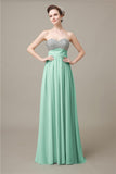 Popular Sweetheart Sequins A-line Floor-Length Bridesmaid Dresses