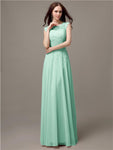 Unique Sweetheart Sleeveless A-line Floor-Length Bridesmaid Dresses