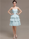 Sweetheart Pleats A-line Short Bridesmaid Dresses