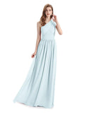 Charming One-shoulder A-line Chiffion Floor-Length Bridesmaid Dresses