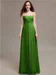 Simple Sweetheart Sleeveless A-line Floor-Length Bridesmaid Dresses