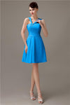 Simple A-line Knee-length Chiffon Bridesmaid Dresses