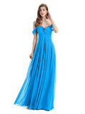 Elegant Sweetheart Off Shoulder Floor-Length Bridesmaid Dresses