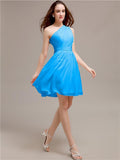 One Shoulder Short A-Line Bridesmaid Dresses