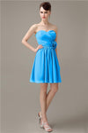 Fashion Sweetheart A-line Chiffon Knee-length Bridesmaid Dresses