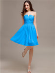 Chiffon Sleeveless A-line Knee-Length Bridesmaid Dresses