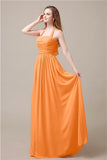 Elegant Hatler A-line Chiffon Floor-Length Bridesmaid Dresses