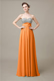 Popular Sweetheart Sequins A-line Floor-Length Bridesmaid Dresses