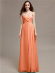 Simple Sweetheart Sleeveless A-line Floor-Length Bridesmaid Dresses