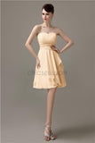 Sweetheart Chiffon A-line Knee-Length Bridesmaid Dresses