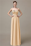 Sweetheart Simple A-line Floor-Length Chiffon Bridesmaid Dresses