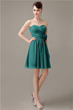 Fashion Sweetheart A-line Chiffon Knee-length Bridesmaid Dresses