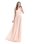 Charming One-shoulder A-line Chiffion Floor-Length Bridesmaid Dresses