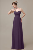 A-line Chiffon Sweatheart Floor-Length Beach Bridesmaid Dresses