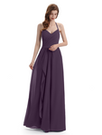 Charming Halter V-neck Floor Lenght Bridesmaid Dresses