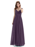 Elegant A-line Sleeveless Chiffon Bridesmaid Dresses