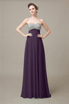 Popular Sweetheart Sequins A-line Floor-Length Bridesmaid Dresses