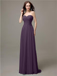 Pretty Sweetheart Chiffon A-line Floor-Length Bridesmaid Dresses